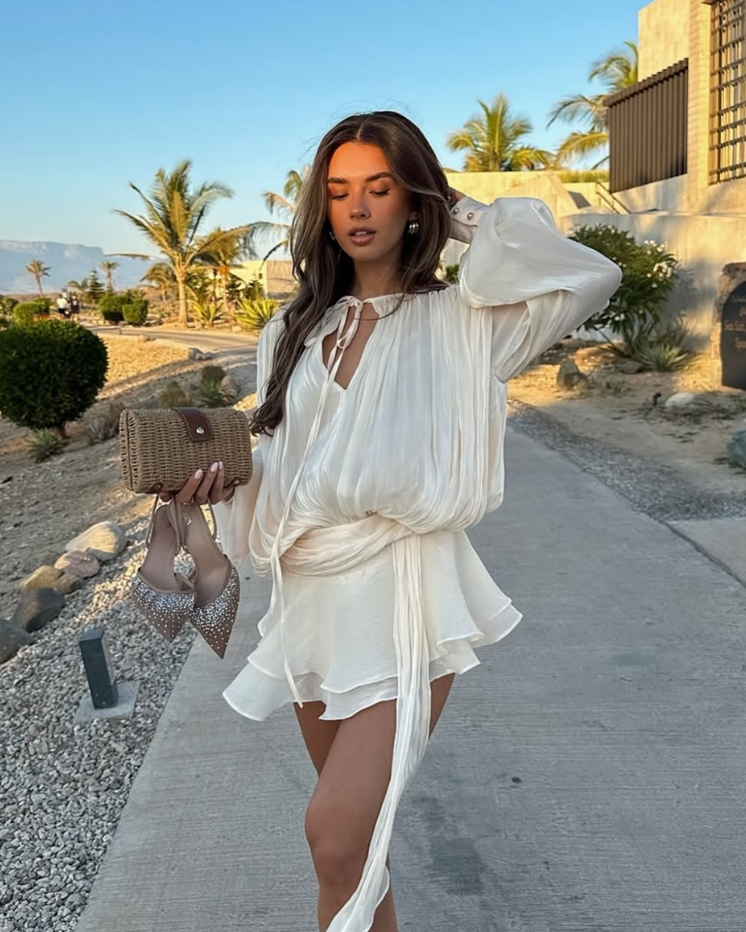 Liora | Ruffle Mini Dress