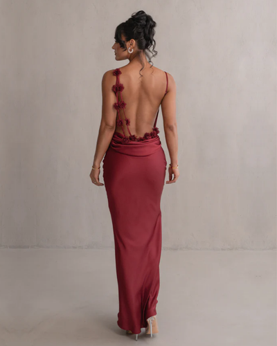 Lunara | Satin Maxi Dress
