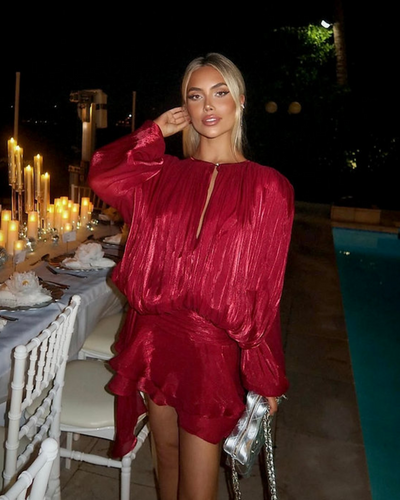 Liora | Ruffle Mini Dress