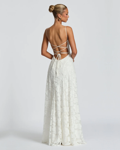 Elisane | Lace Contour Maxi Dress