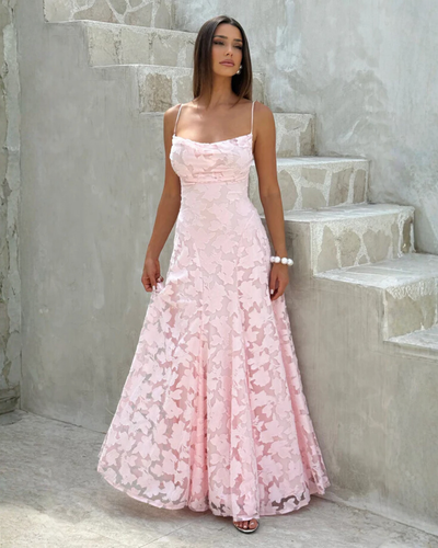 Elisane | Lace Contour Maxi Dress