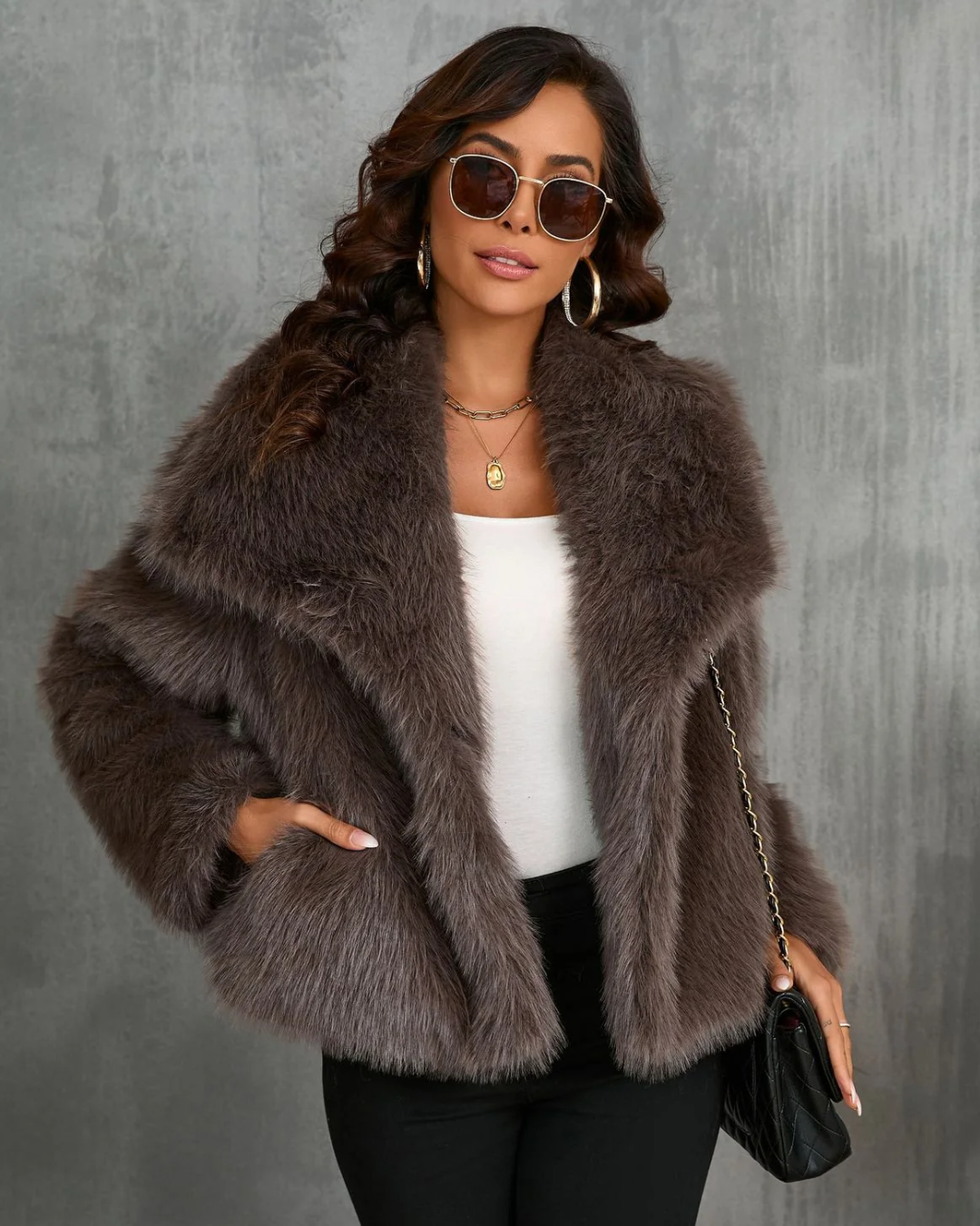 Amaya | Luxe Faux Fur Coat