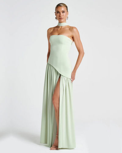 Liliane | Elegant Scarf Maxi Dress