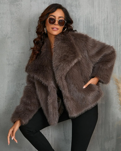 Amaya | Luxe Faux Fur Coat