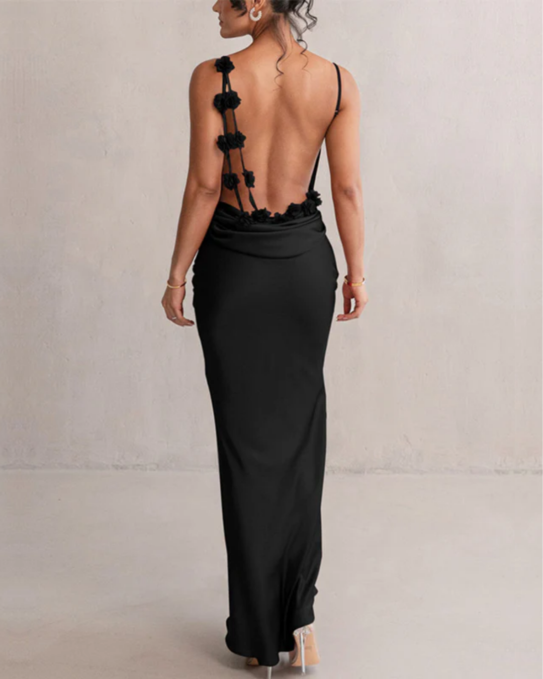 Lunara | Satin Maxi Dress