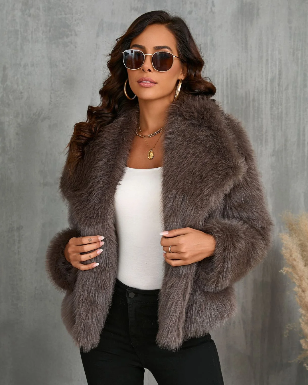 Amaya | Luxe Faux Fur Coat