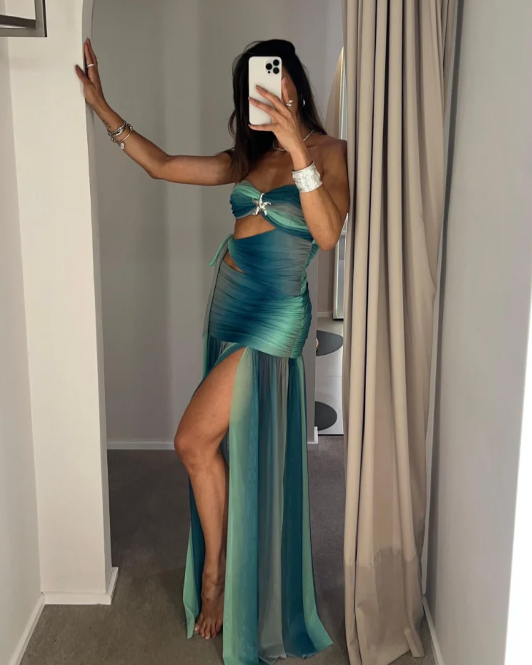 Aurora | Strapless Maxi Dress