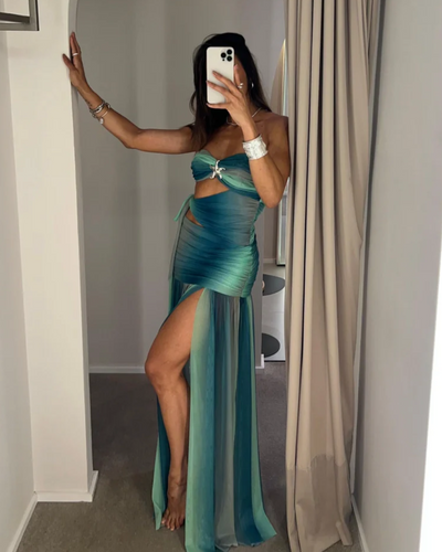 Aurora | Strapless Maxi Dress