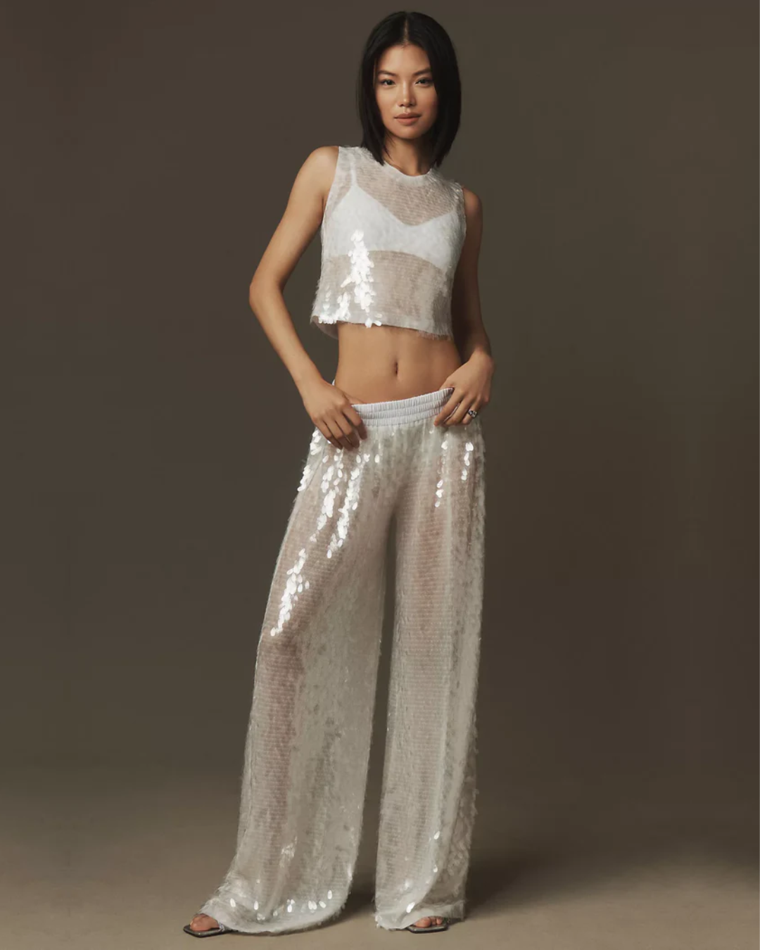 Serayne | Fluid Sequin Pants