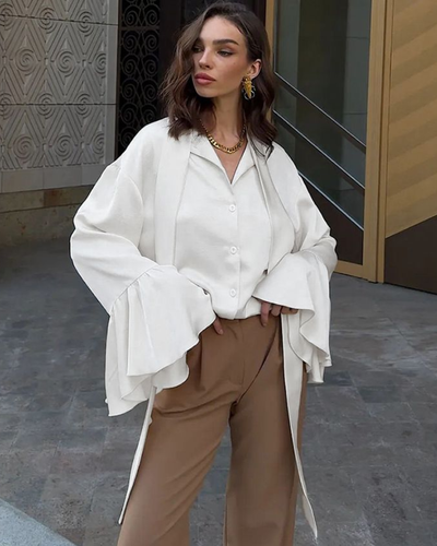 Vallene | Flare Cuff Shirt