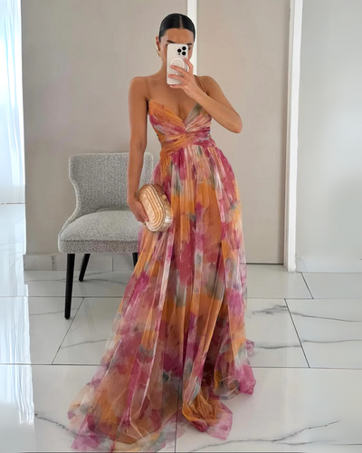 Beatrice | Pleated Maxi Dress