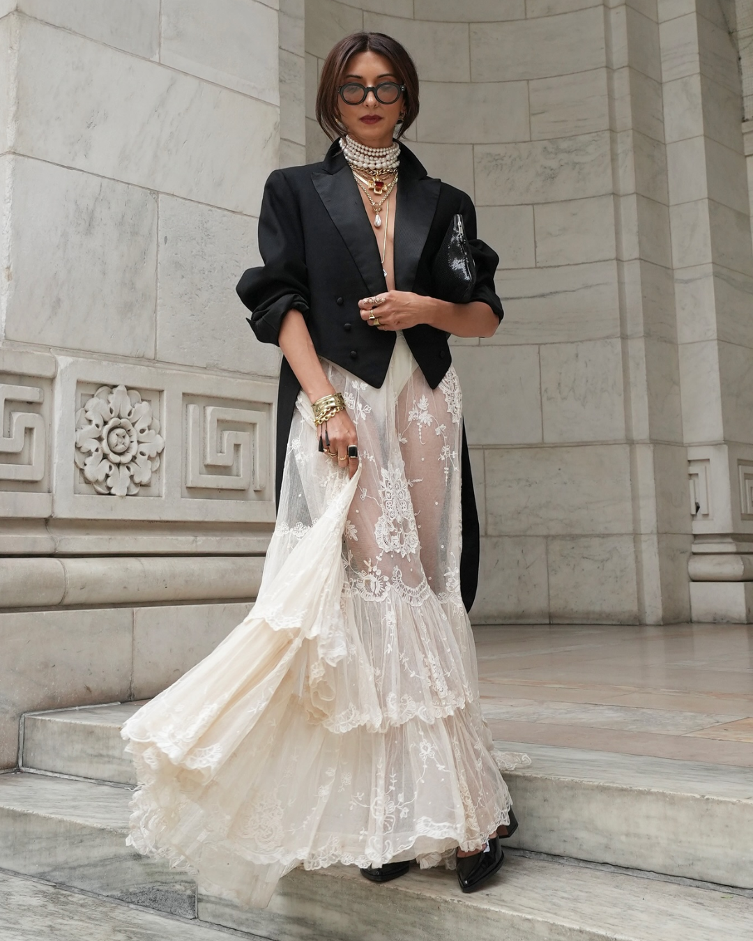 Marveille | Floral Lace Maxi Skirt