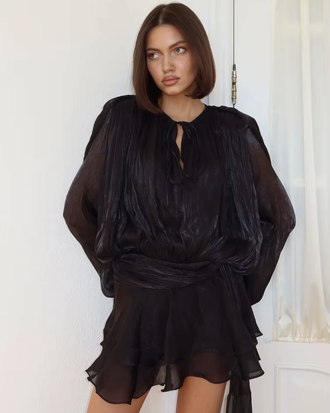 Liora | Ruffle Mini Dress