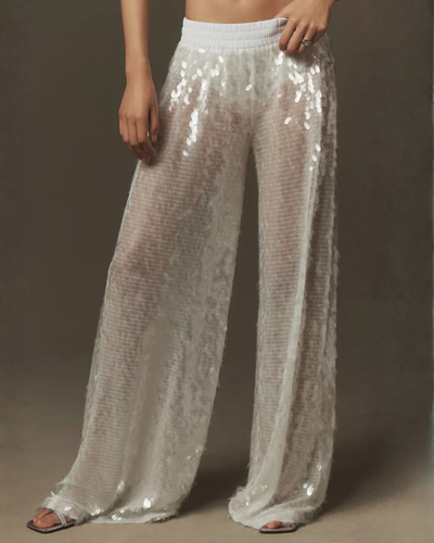 Serayne | Fluid Sequin Pants
