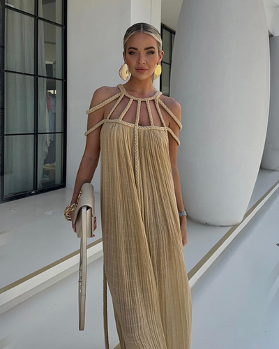 Nyssa | Braided Strap Maxi Dress