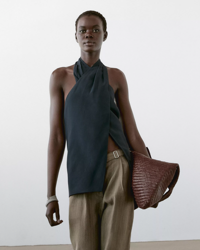 Auraline | Halter Neck Back Neckline Top