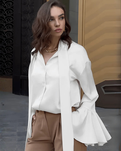 Vallene | Flare Cuff Shirt