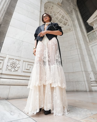 Marveille | Floral Lace Maxi Skirt