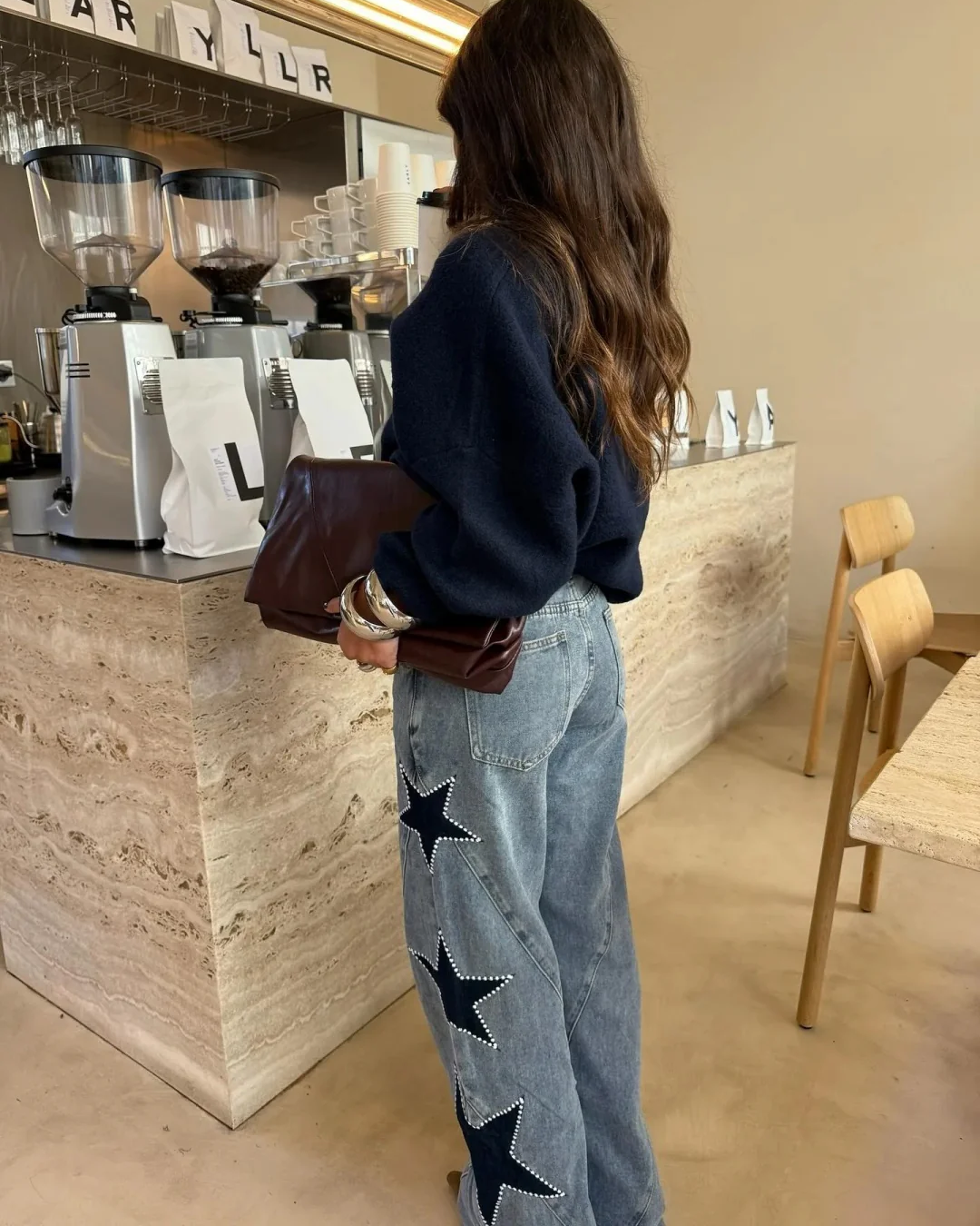 Estelle | Casual Star Straight Jeans