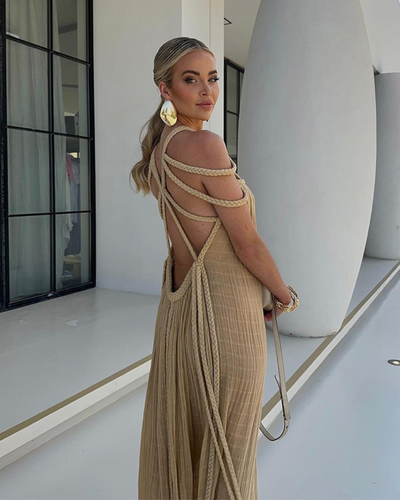 Nyssa | Braided Strap Maxi Dress