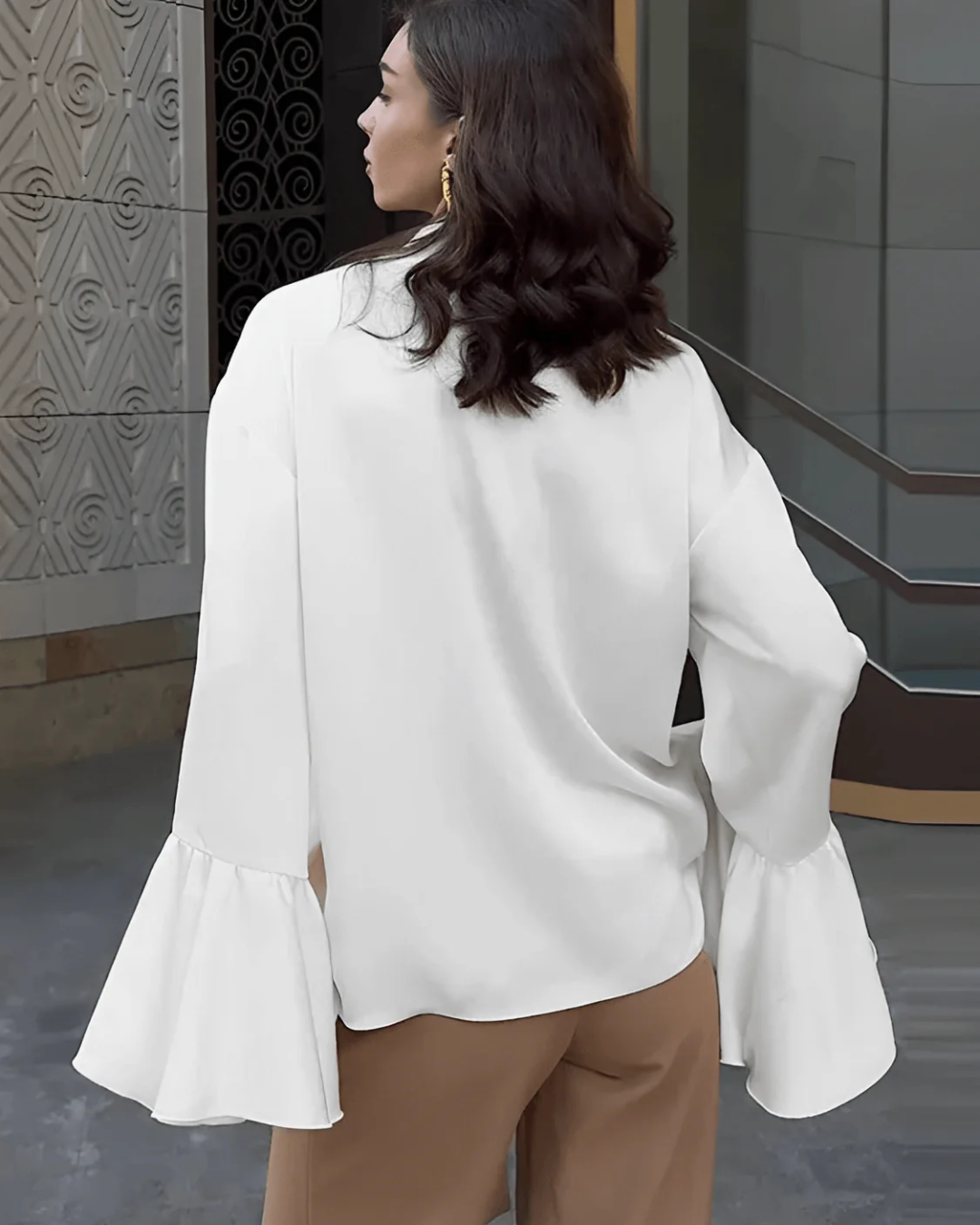 Vallene | Flare Cuff Shirt