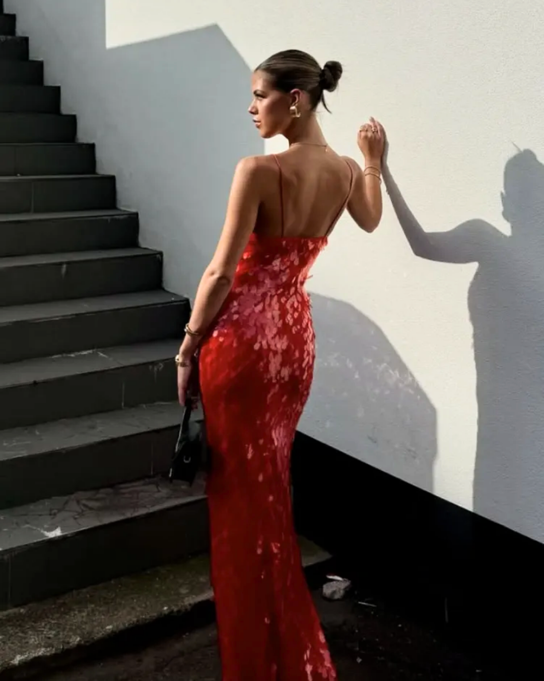 Lorayne | Sculpted Sequin Maxi Dress