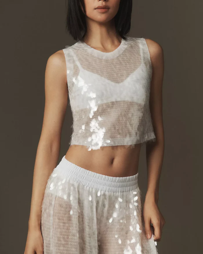 Serayne | Fluid Sequin Pants