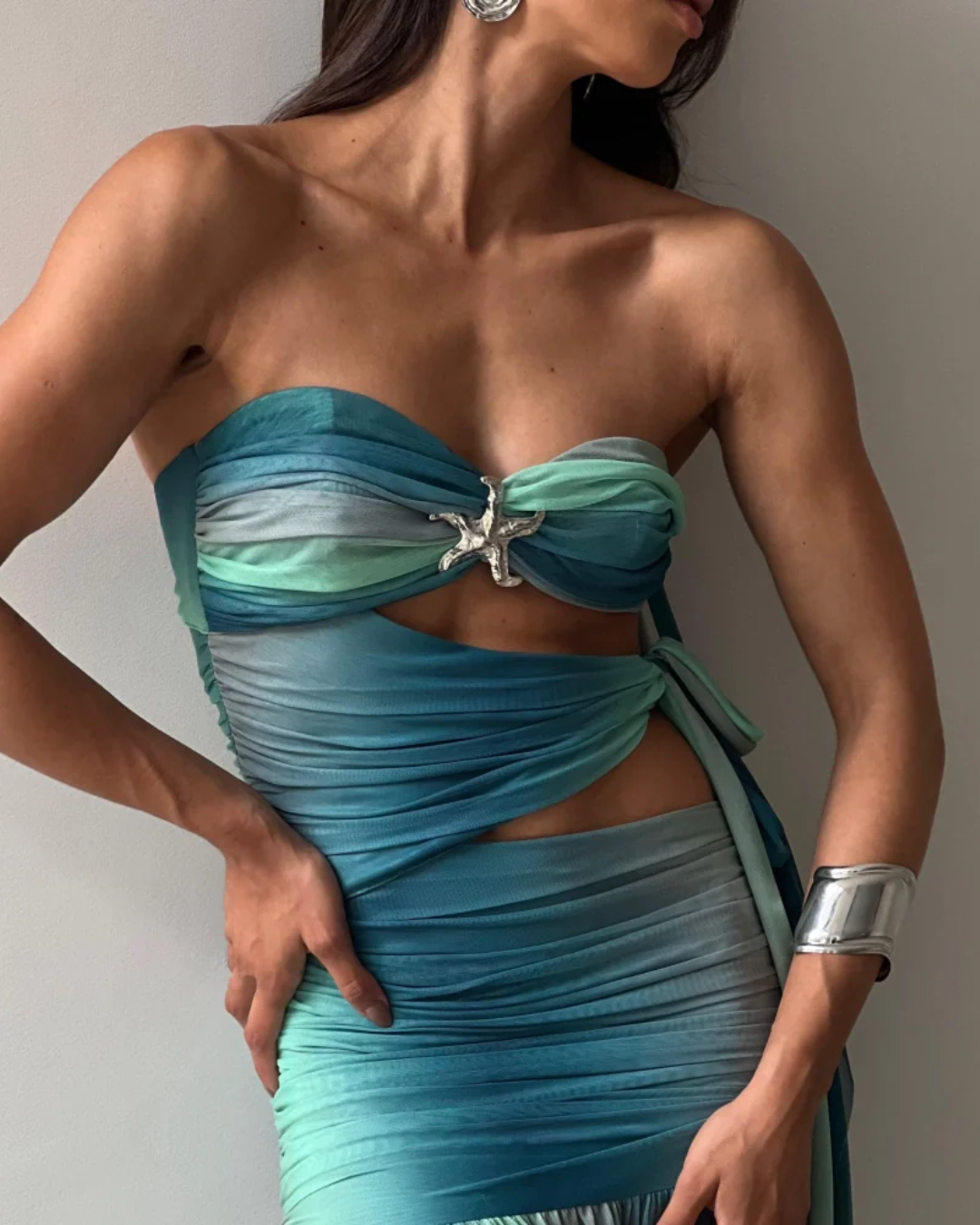 Aurora | Strapless Maxi Dress