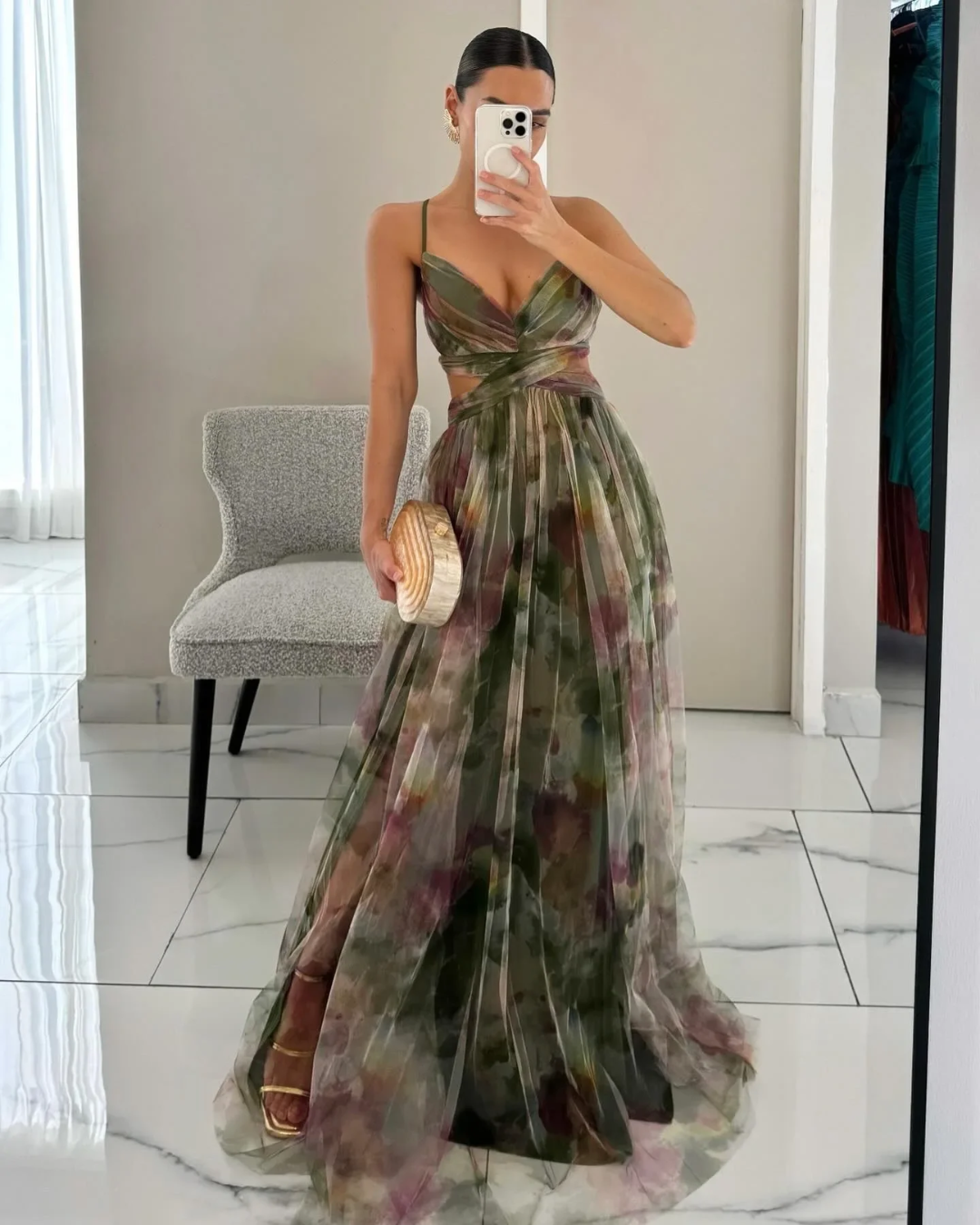 Beatrice | Pleated Maxi Dress