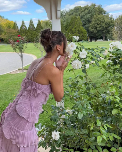 Evelina | Ruffled Midi Dress