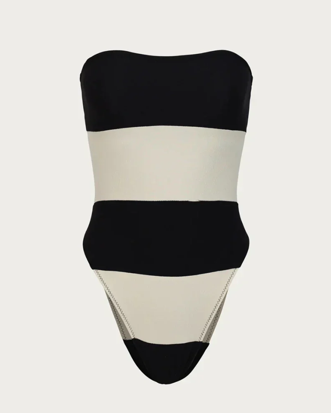 Camille | Striped Swimsut