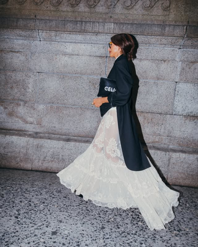 Marveille | Floral Lace Maxi Skirt