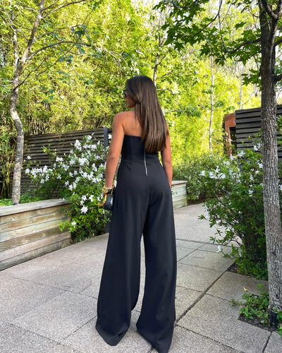 Dahlia | Strapless Wide-Leg Jumpsuit