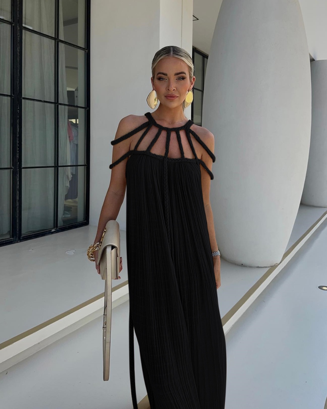 Nyssa | Braided Strap Maxi Dress