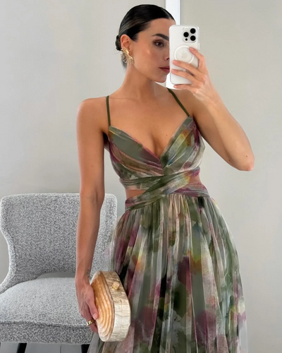 Beatrice | Pleated Maxi Dress