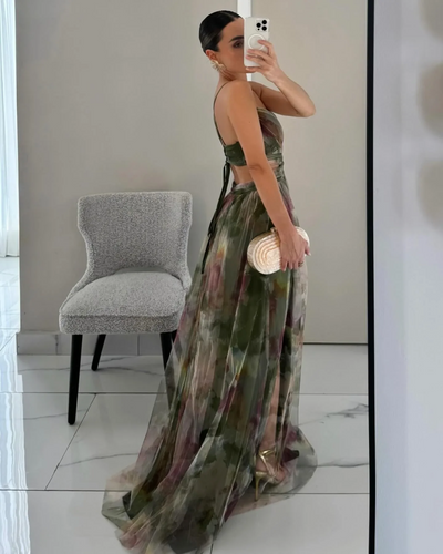 Beatrice | Pleated Maxi Dress