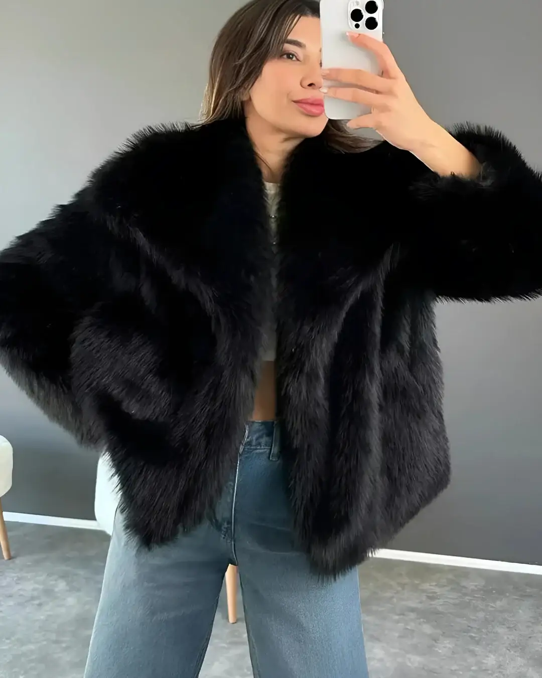 Amaya | Luxe Faux Fur Coat