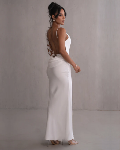 Lunara | Satin Maxi Dress