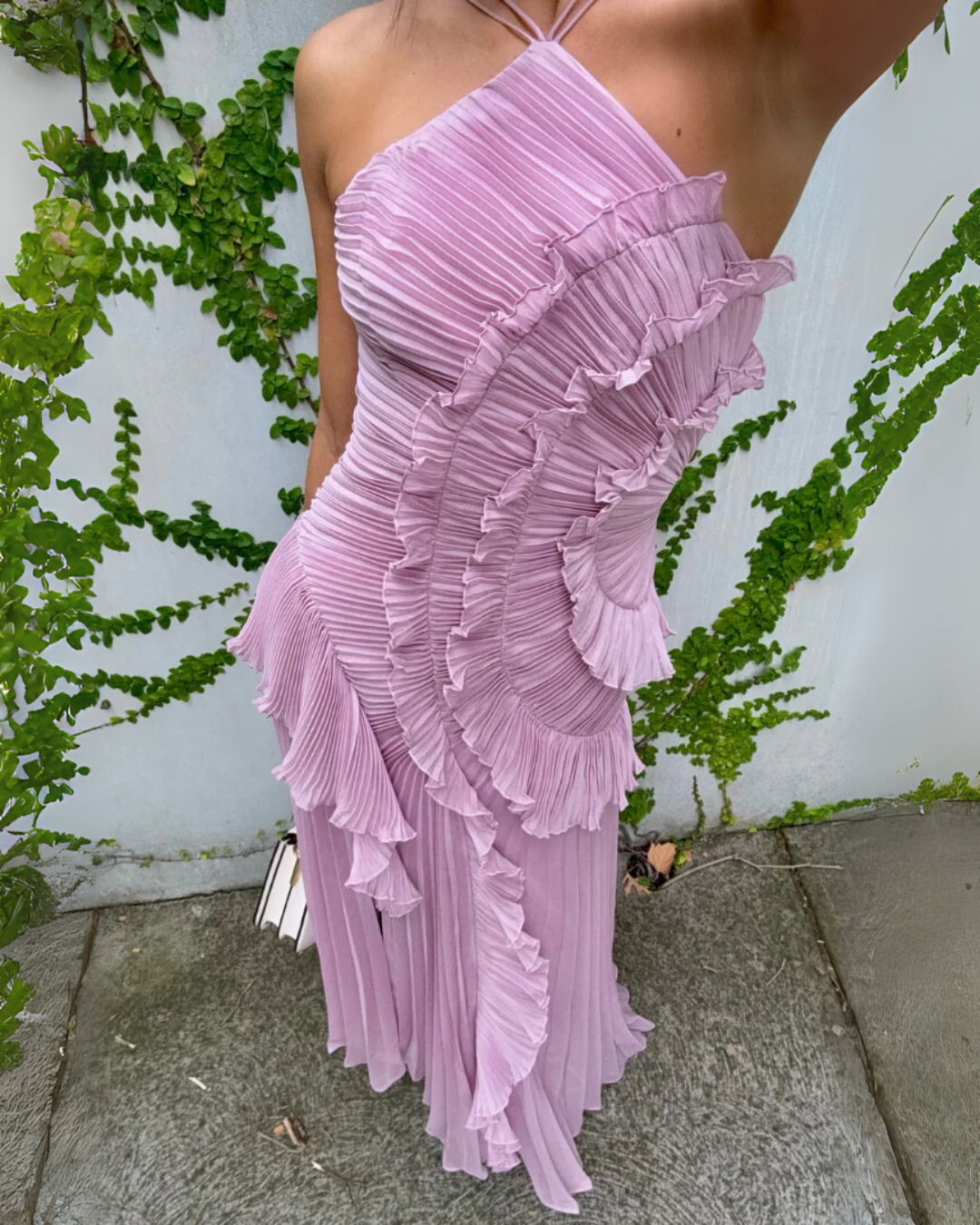 Evelina | Ruffled Midi Dress