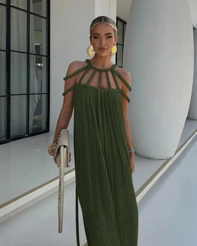 Nyssa | Braided Strap Maxi Dress