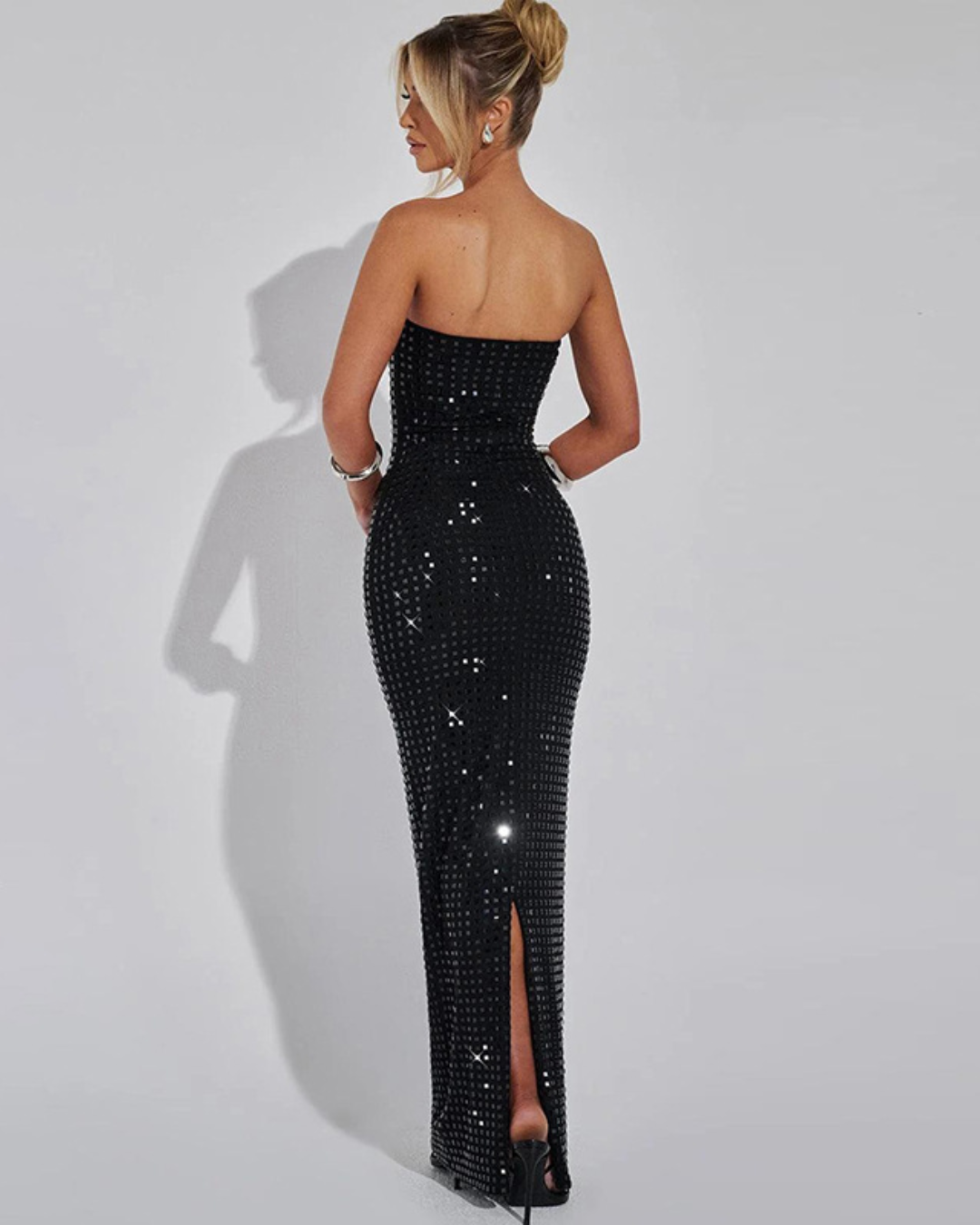 Valentina | Strapless Sequin Maxi Dress