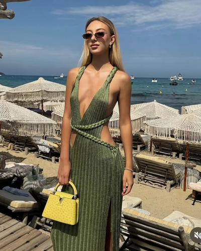 Iris | Braided Maxi Dress