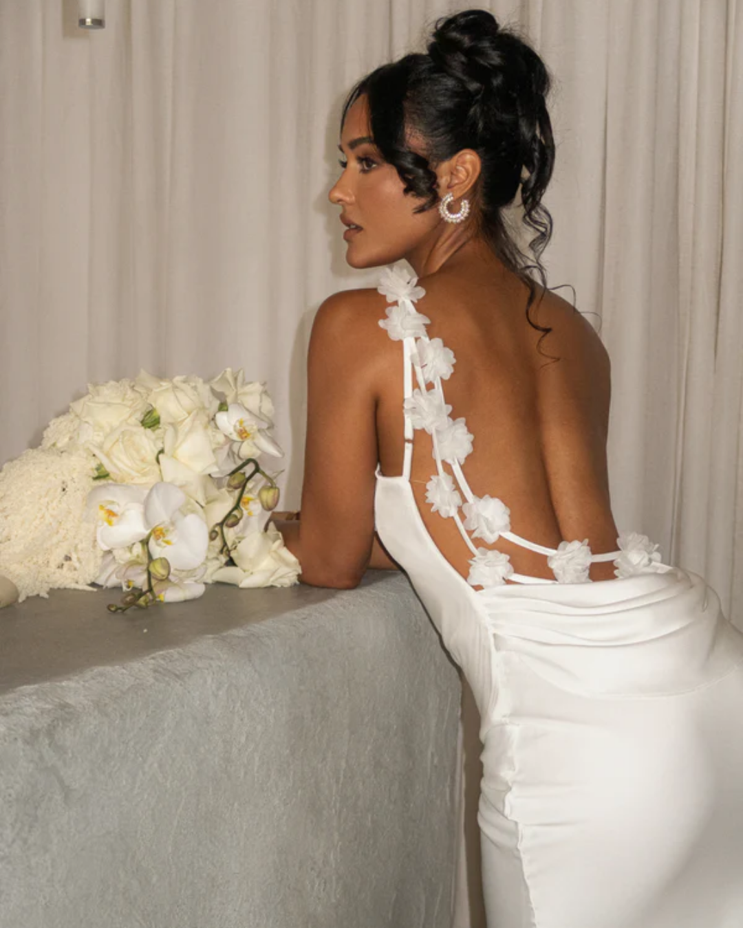 Lunara | Satin Maxi Dress