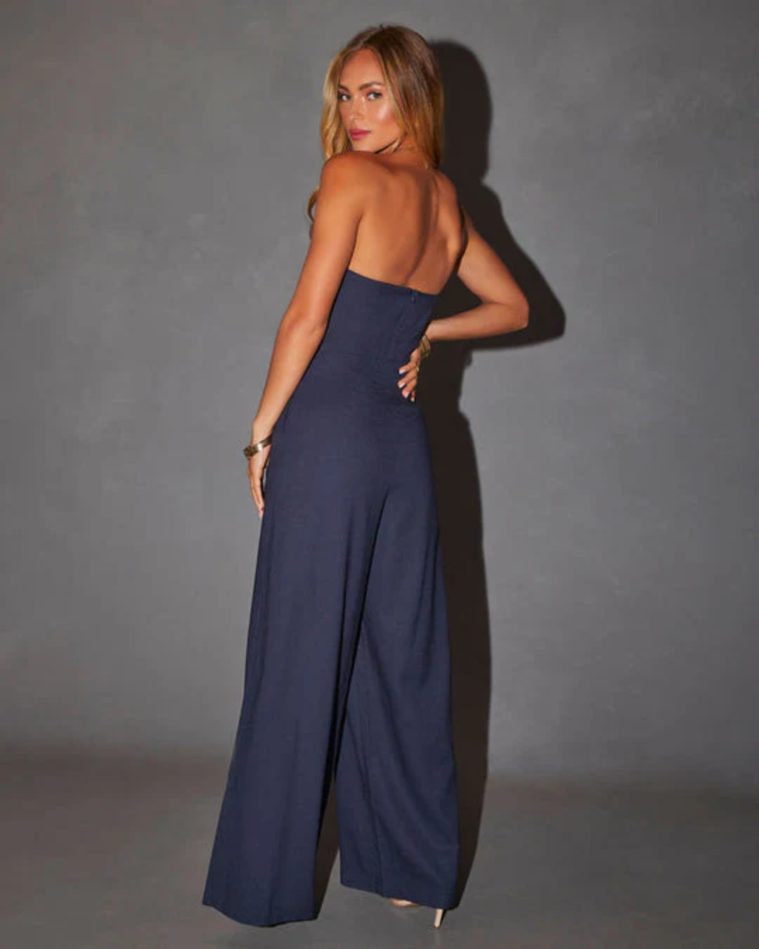 Dahlia | Strapless Wide-Leg Jumpsuit